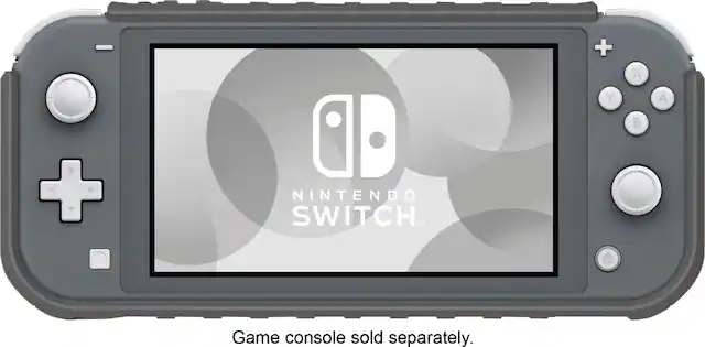 Front. Hori - Hybrid System Armor for Nintendo Switch Lite - Gray.