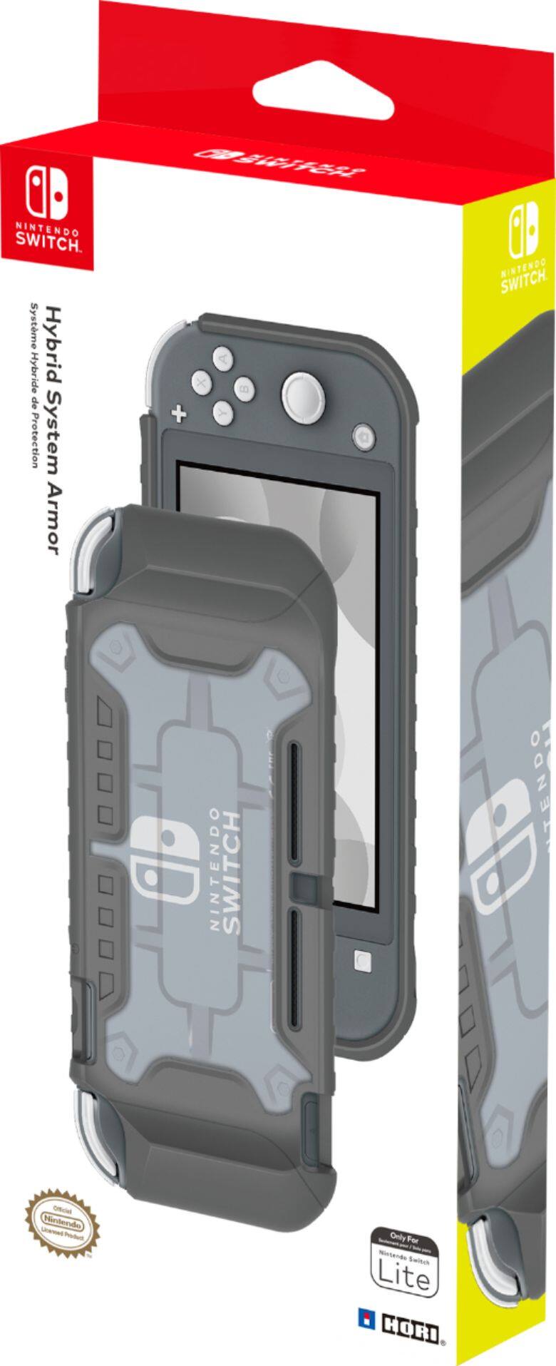 Alt View 11. Hori - Hybrid System Armor for Nintendo Switch Lite - Gray.