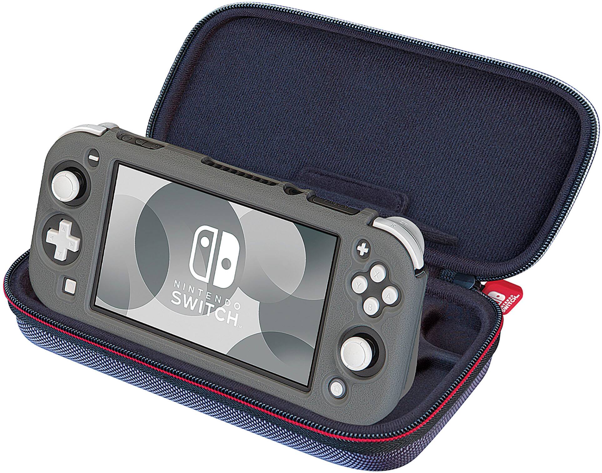 Alt View 13. RDS Industries - Game Traveler Deluxe Travel Case for Nintendo Switch Lite - Gray.