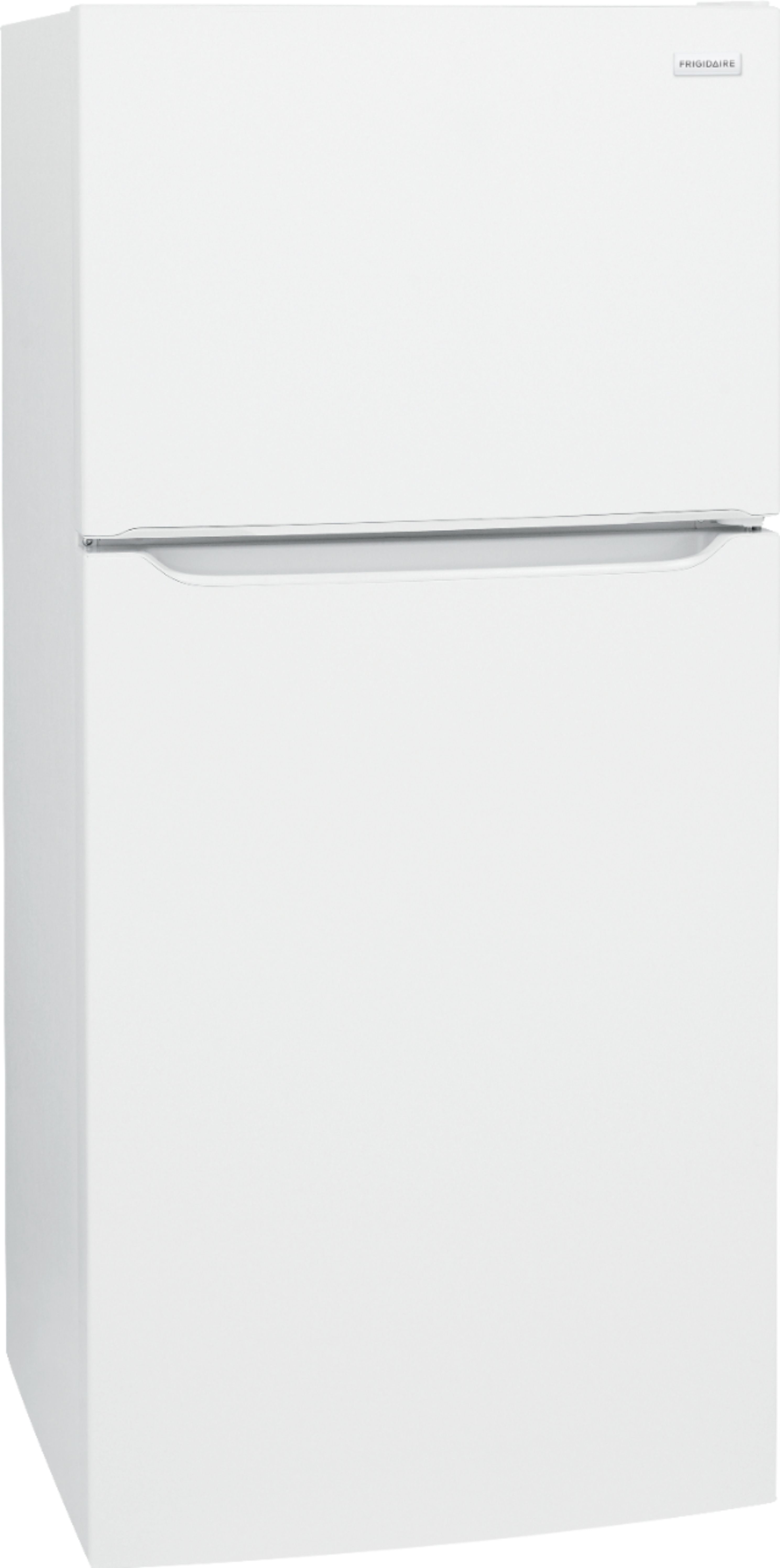 Angle View: Frigidaire - 18.3 Cu. Ft. Top-Freezer Refrigerator - White