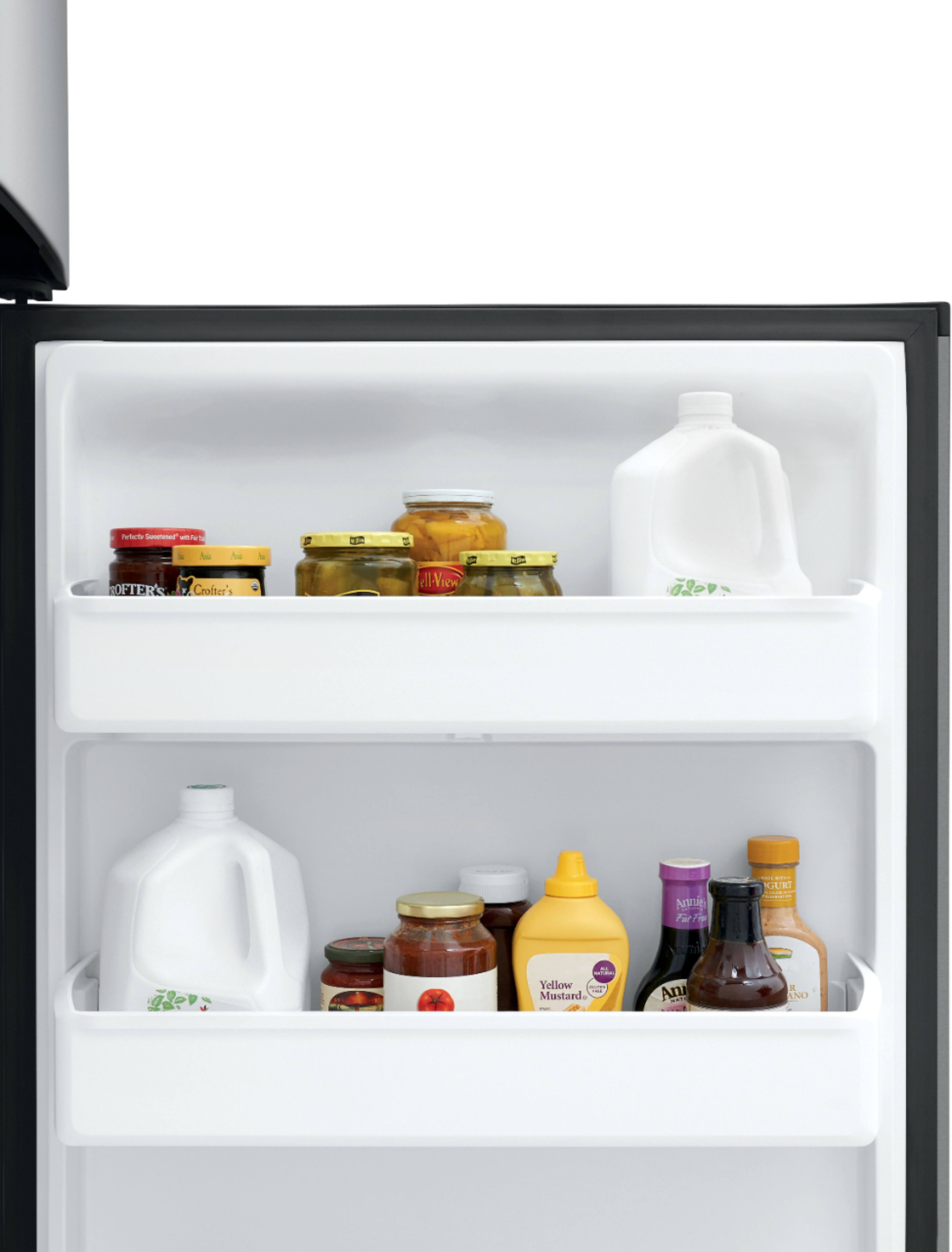 Alt View 11. Frigidaire - 18.3 Cu. Ft. Top-Freezer Refrigerator - Stainless Steel.