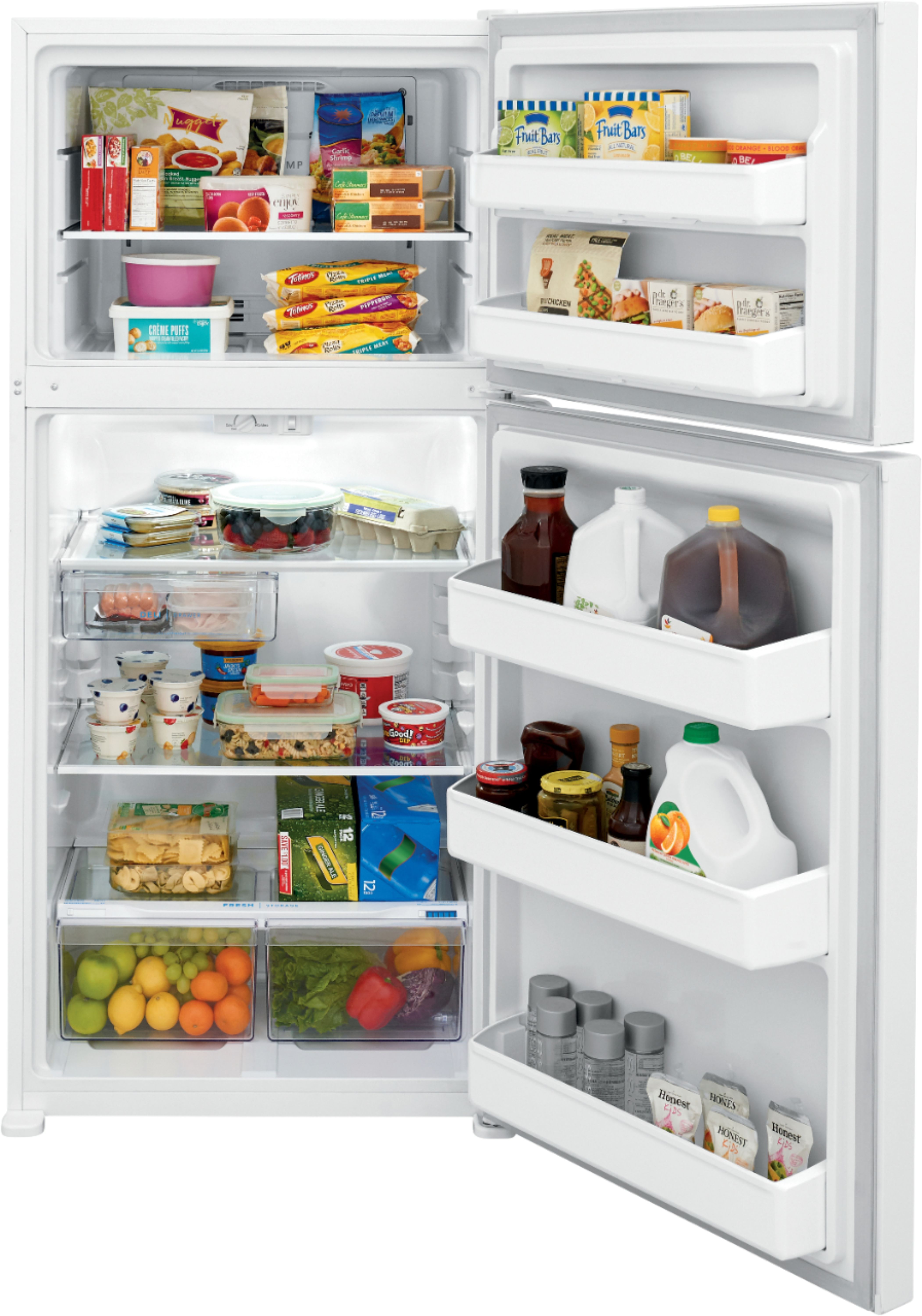 Questions and Answers: Frigidaire 18.3 Cu. Ft. Top-Freezer Refrigerator ...