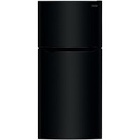 Frigidaire - 18.3 Cu. Ft. Top-Freezer Refrigerator - Black - Front_Zoom
