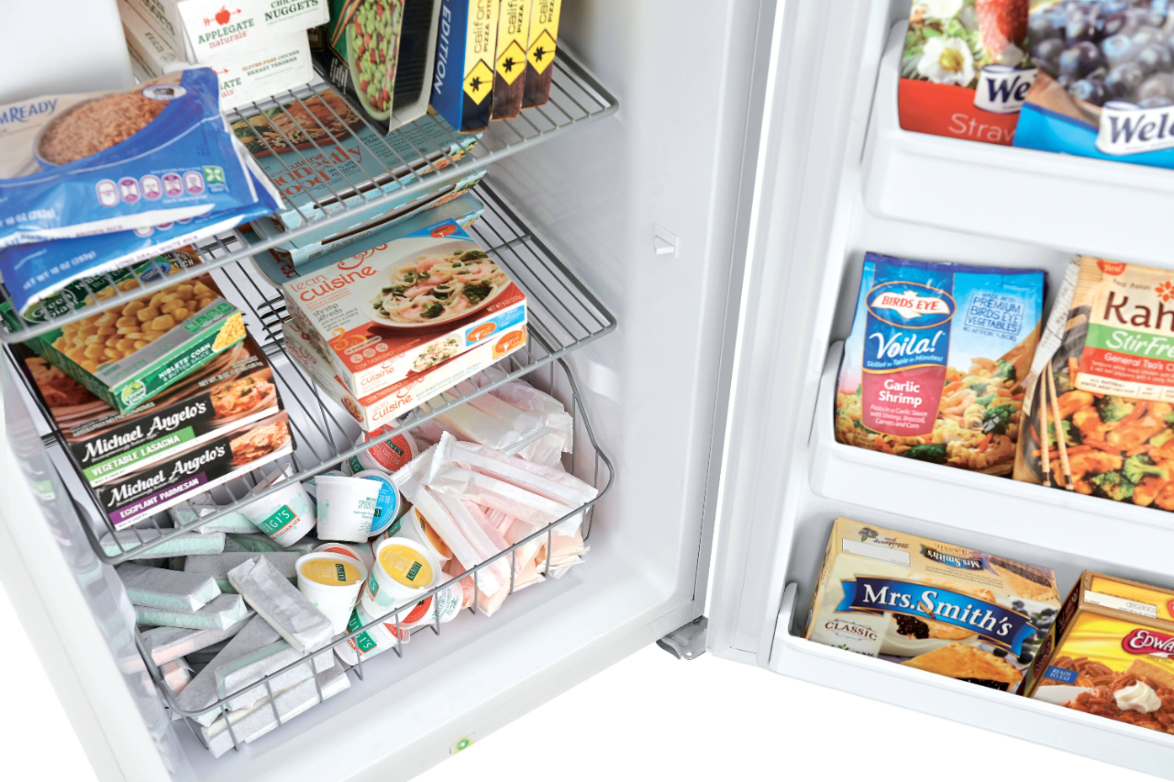 Alt View 3. Frigidaire - 13.0 Cu. Ft. Frost-Free Upright Freezer with Interior Light - White.