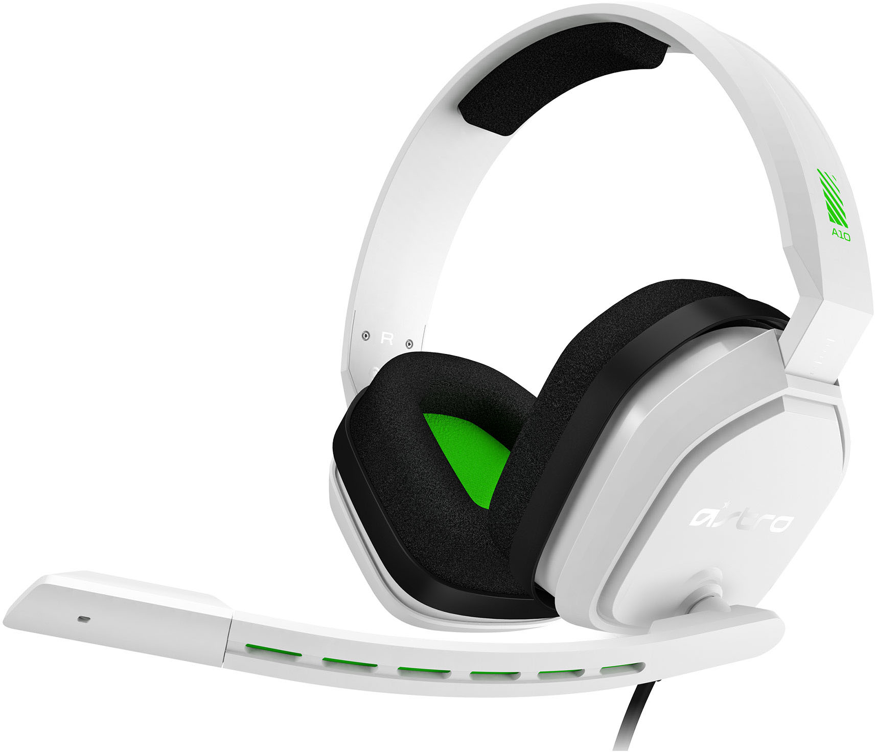 Astro Gaming A10 Wired Stereo Gaming Headset For Xbox Series X S Xbox One With Flip To Mute Mic White Green 939 Best Buy