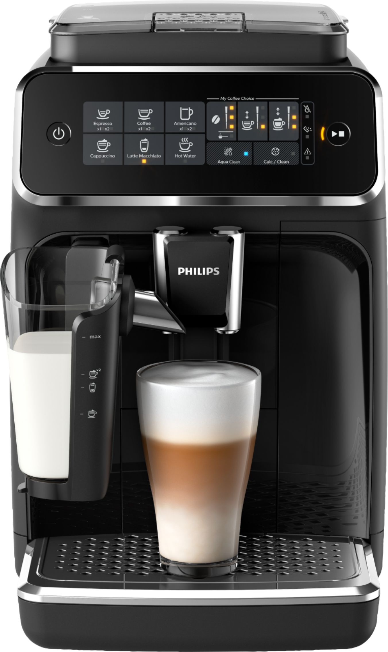traffic handicapped start Philips 3200 Series Fully Automatic Espresso Machine w/ LatteGo, Black  Black EP3241/54 - Best Buy