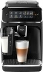 Front. Philips - Philips 3200 Series Fully Automatic Espresso Machine w/ LatteGo, Black.