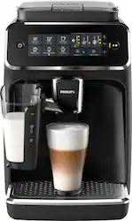 Philips - 3200 Series Fully Automatic Espresso Machine w/ LatteGo, Black - Front_Zoom