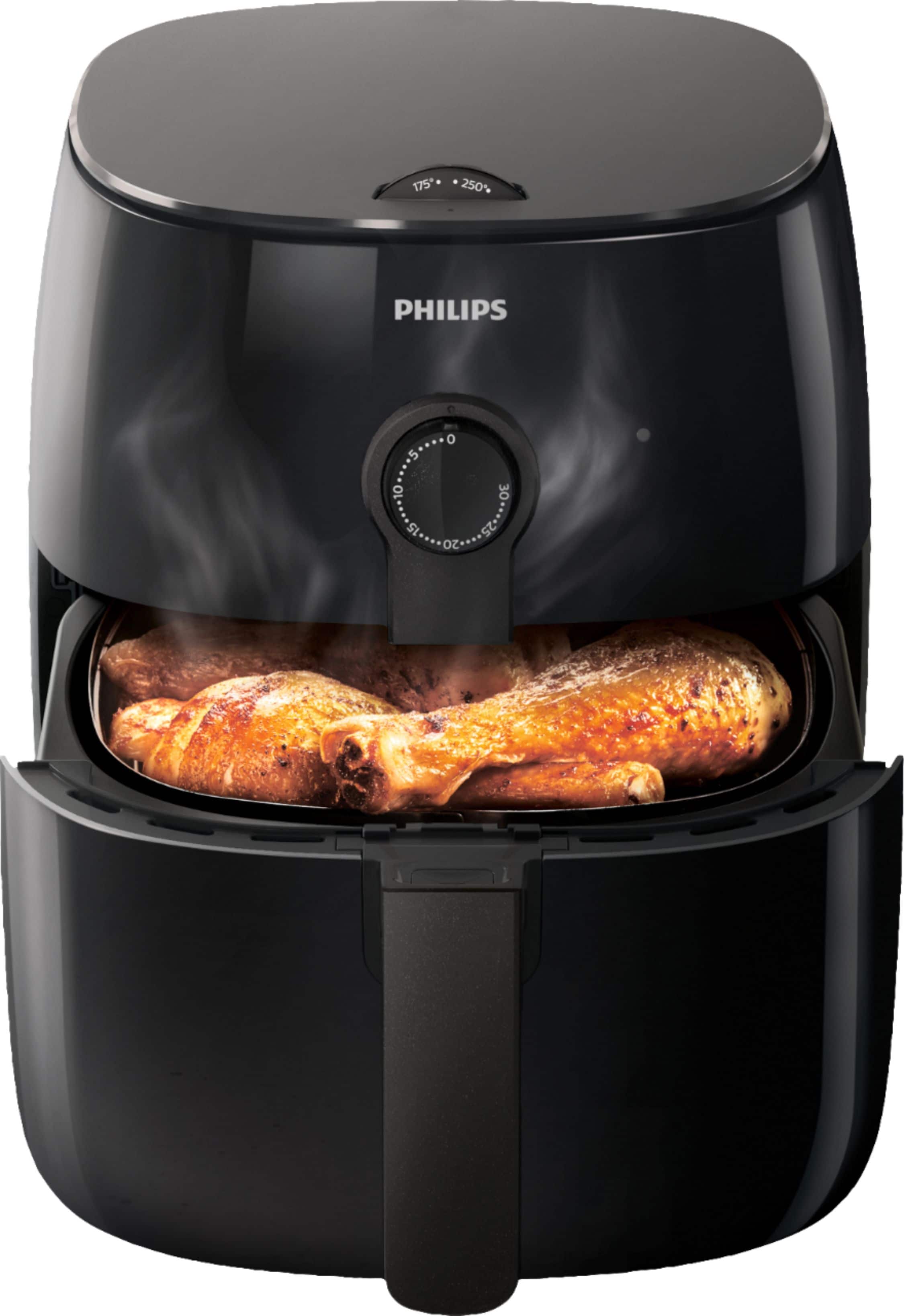 Alt View 12. Philips - Air Fryer - Black.