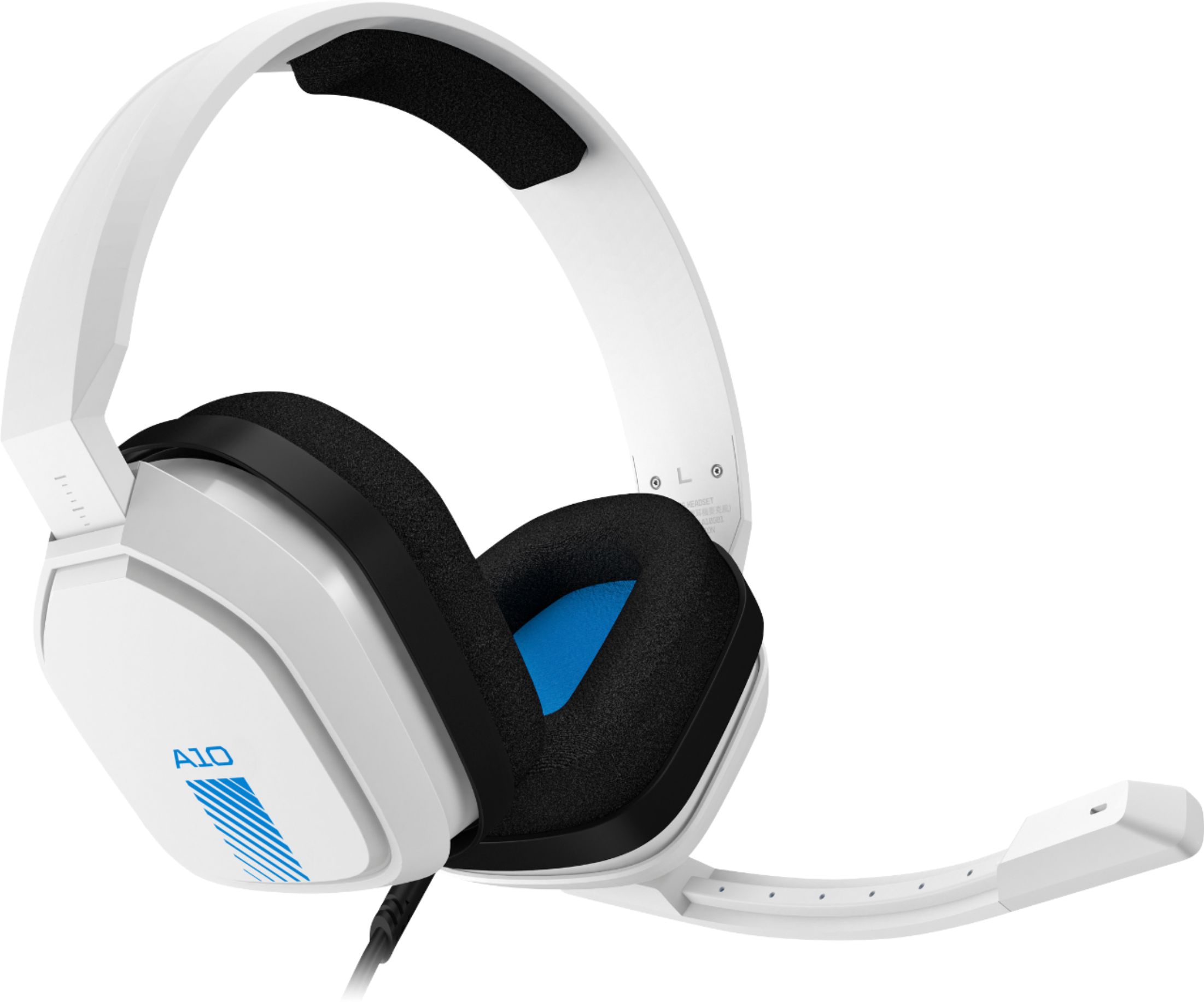 Astro Gaming A10 Wired Stereo Over-the-Ear Gaming Headset for PS4 & PS5 with Flip-to-Mute Mic White/Blue - Best Buy