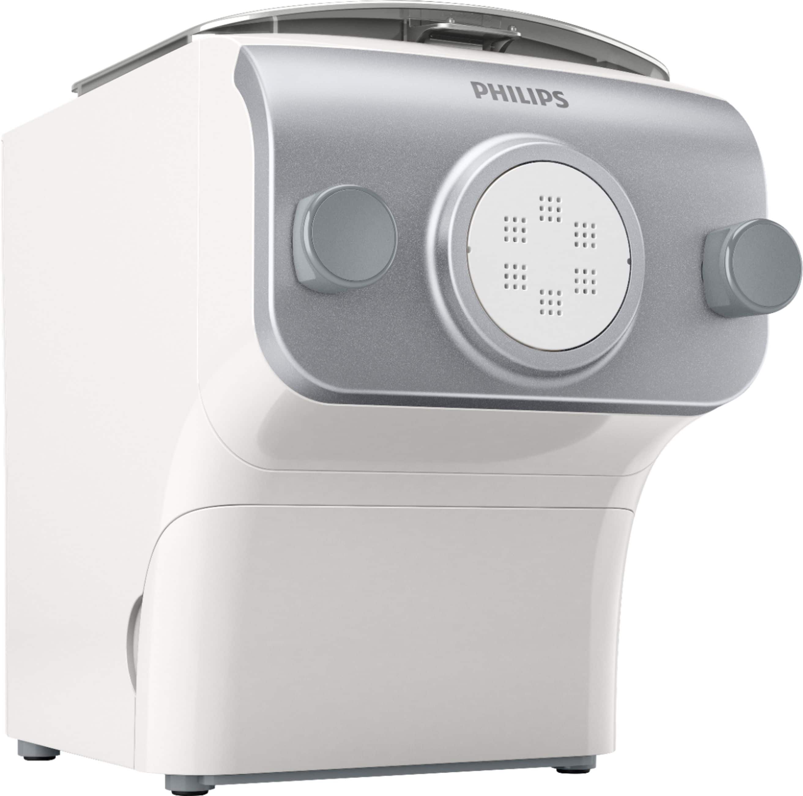Front. Philips - Pasta Maker Plus - HR2375/06 - White And Silver.