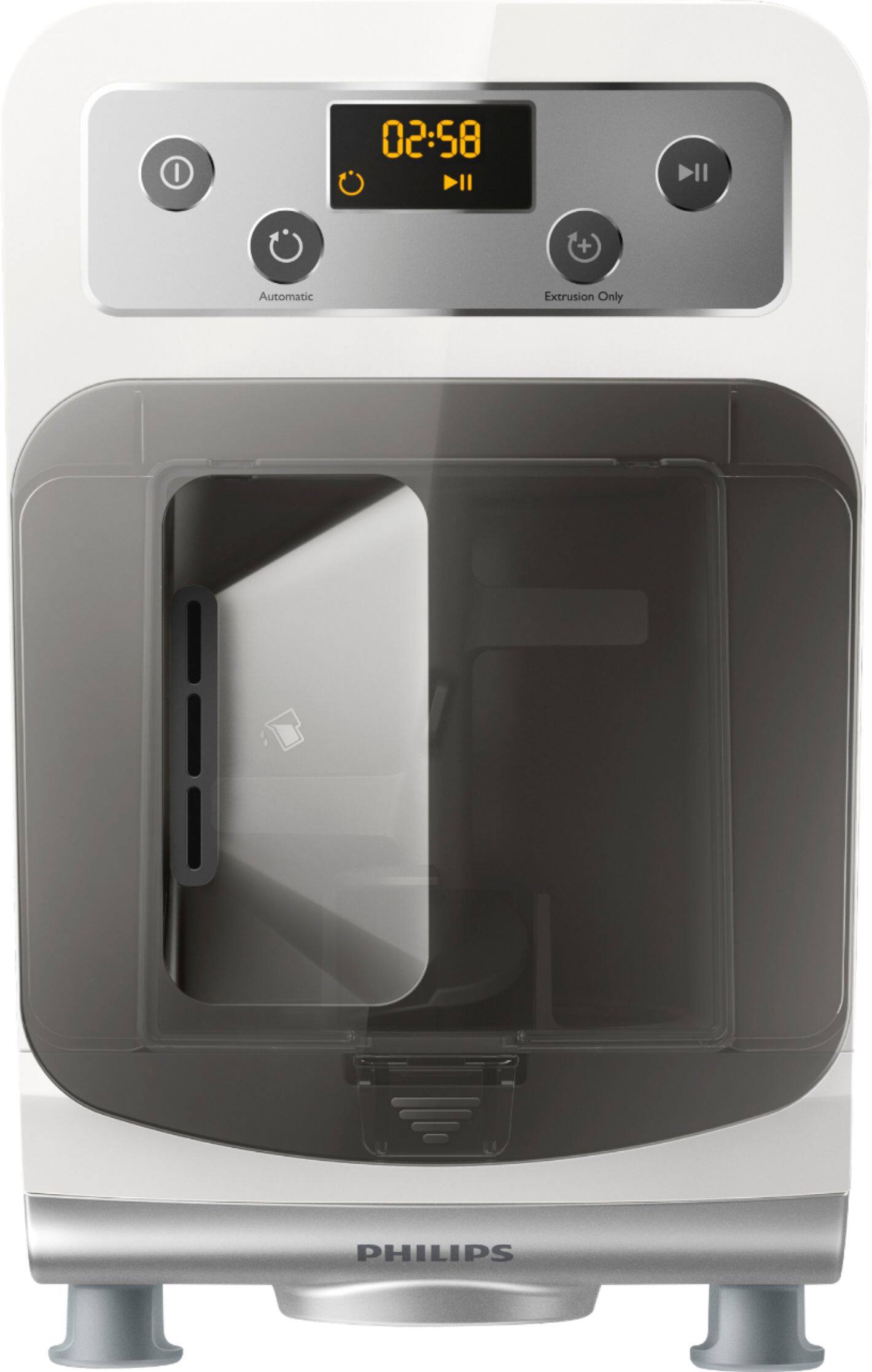 Alt View 17. Philips - Pasta Maker Plus - HR2375/06 - White And Silver.