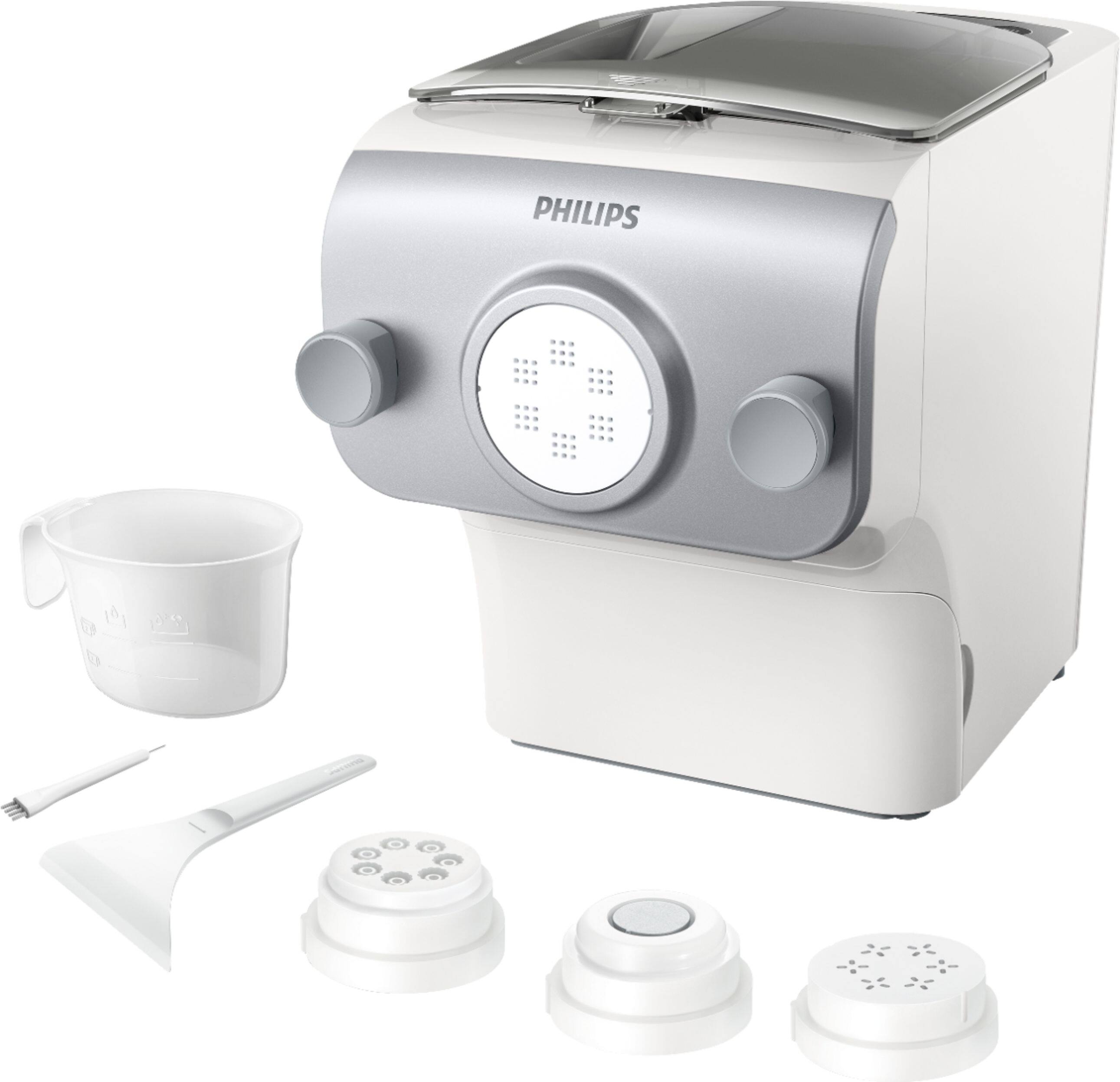 Alt View 28. Philips - Pasta Maker Plus - HR2375/06 - White And Silver.
