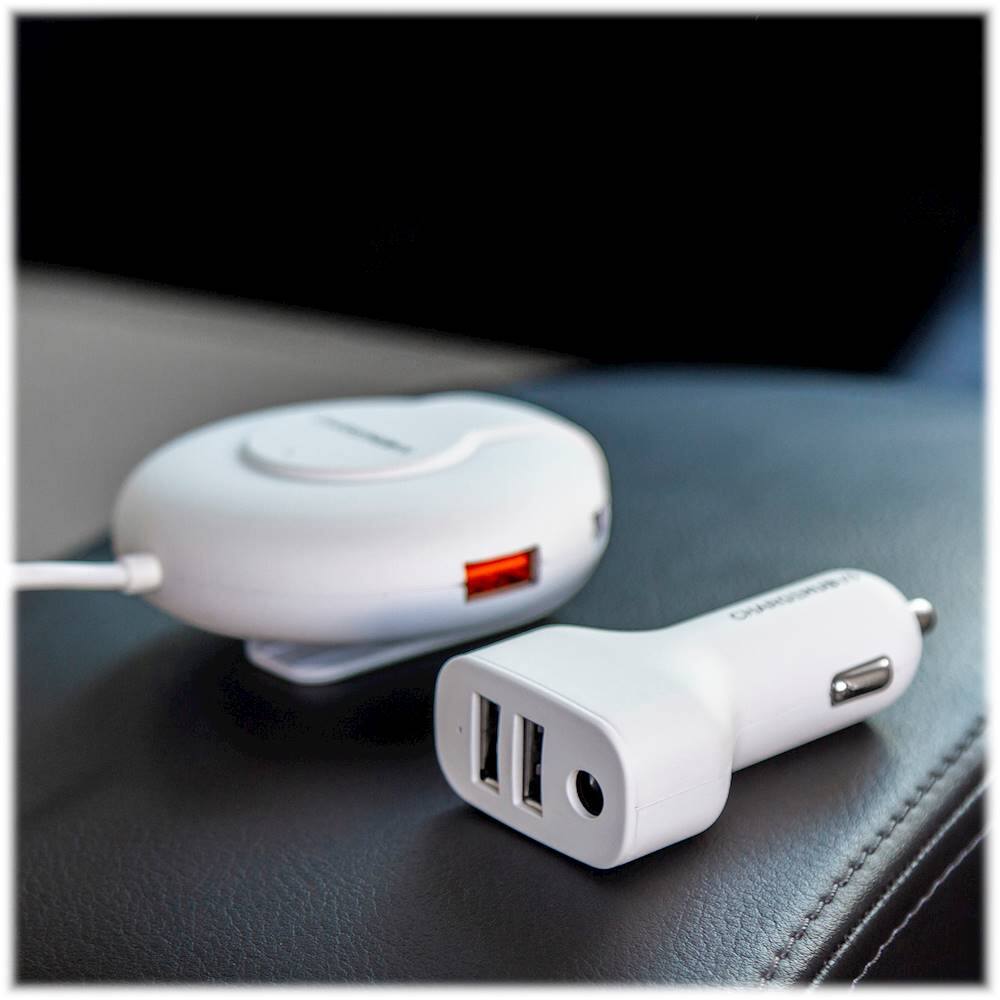 Alt View 14. ChargeHub - V6 Vehicle Charger - White.