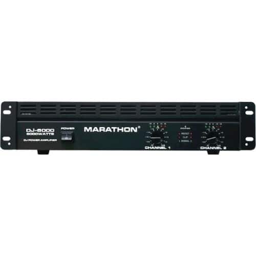 Front Standard. Marathon - DJ-6000 6000W Power Amplifier.