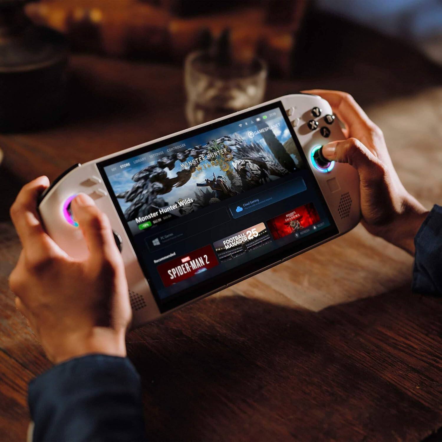 CONTROLLER SETTINGS  
LIBRARY  
MONSTER HUNTER WILDS  
STORE  
GAMESPANET  
WILDS  
COUTING  
HUNTER  
MONSTER  
FOOTBALL 25  
MANAGER  
SPIDER-MAN 2  
AMAZON