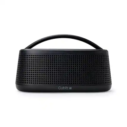 Front. Cubitt - Cubitt Power Pro Gen2 Bluetooth Speaker – Bold Sound & Deep Bass, IPX7 Waterproof, 6 H Playtime - Black.