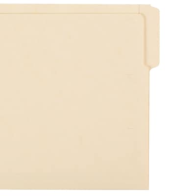 Alt View 4. Smead - Smead Shelf-Master End Tab File Folder, Straight Cut, Letter Size, Manila, 100/Box (24134) - Manila.
