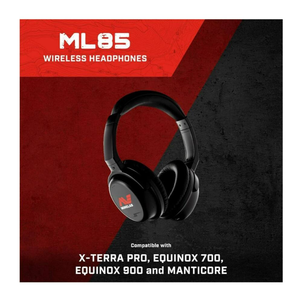 Minelab ML85 Wireless Low Latency Over Ear Headphone for MANTICORE