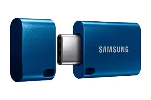 Front. DORLUKFU - Type-C USB Flash Drive, 256GB, Transfers 4GB Files in 11 Secs w/Up to 400MB/s USB 3.2 Gen 1 Read Speeds, Compatible - Blue.
