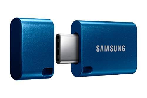 Front. DORLUKFU - Type-C USB Flash Drive, 256GB, Transfers 4GB Files in 11 Secs w/Up to 400MB/s USB 3.2 Gen 1 Read Speeds, Compatible - Blue.
