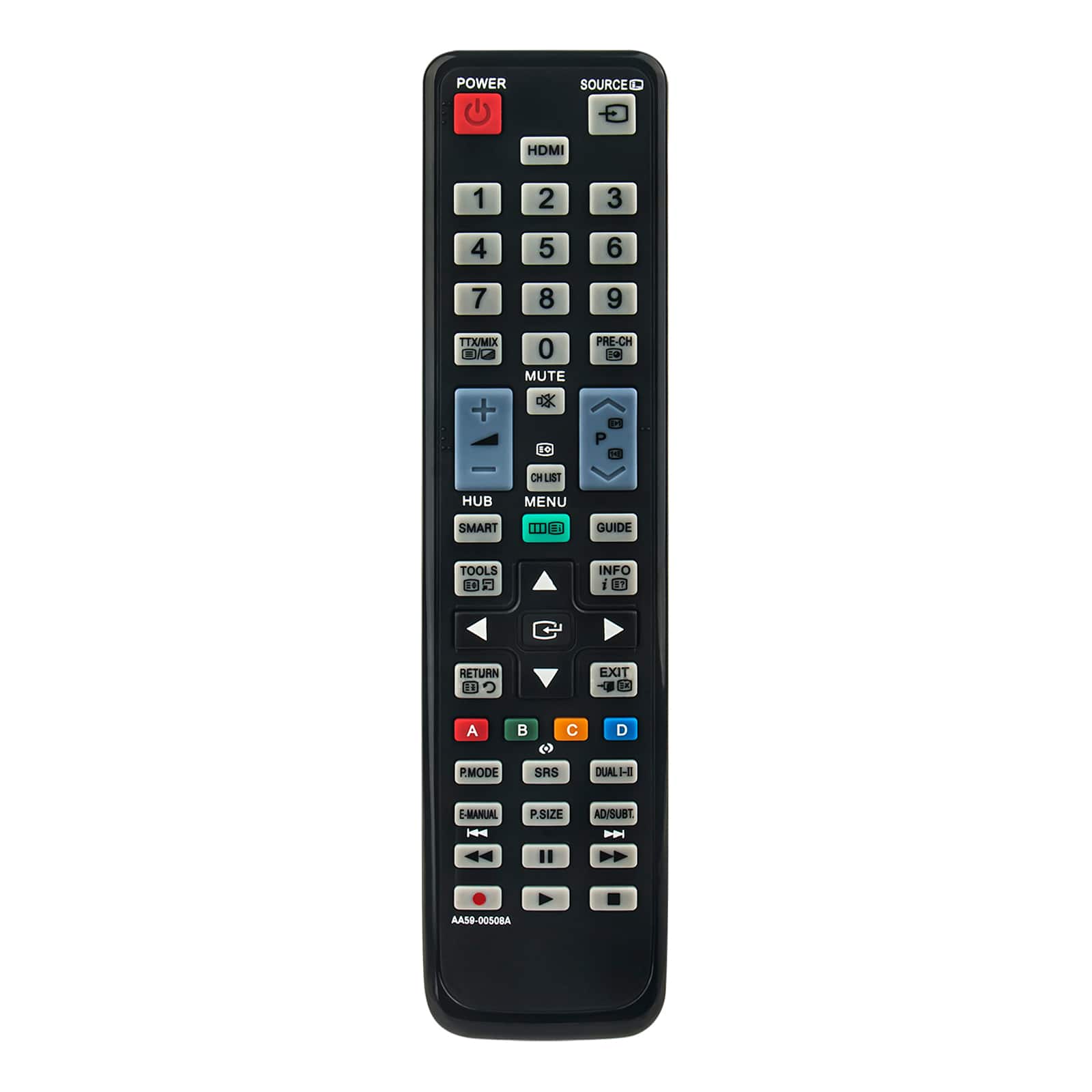 VINABTY - New AA59-00508A Replaced Remote Control Fits for Samsung TV UE32D5700 UE32D5720 UE37D5720 UE40D5700 UE40D5720 - Black