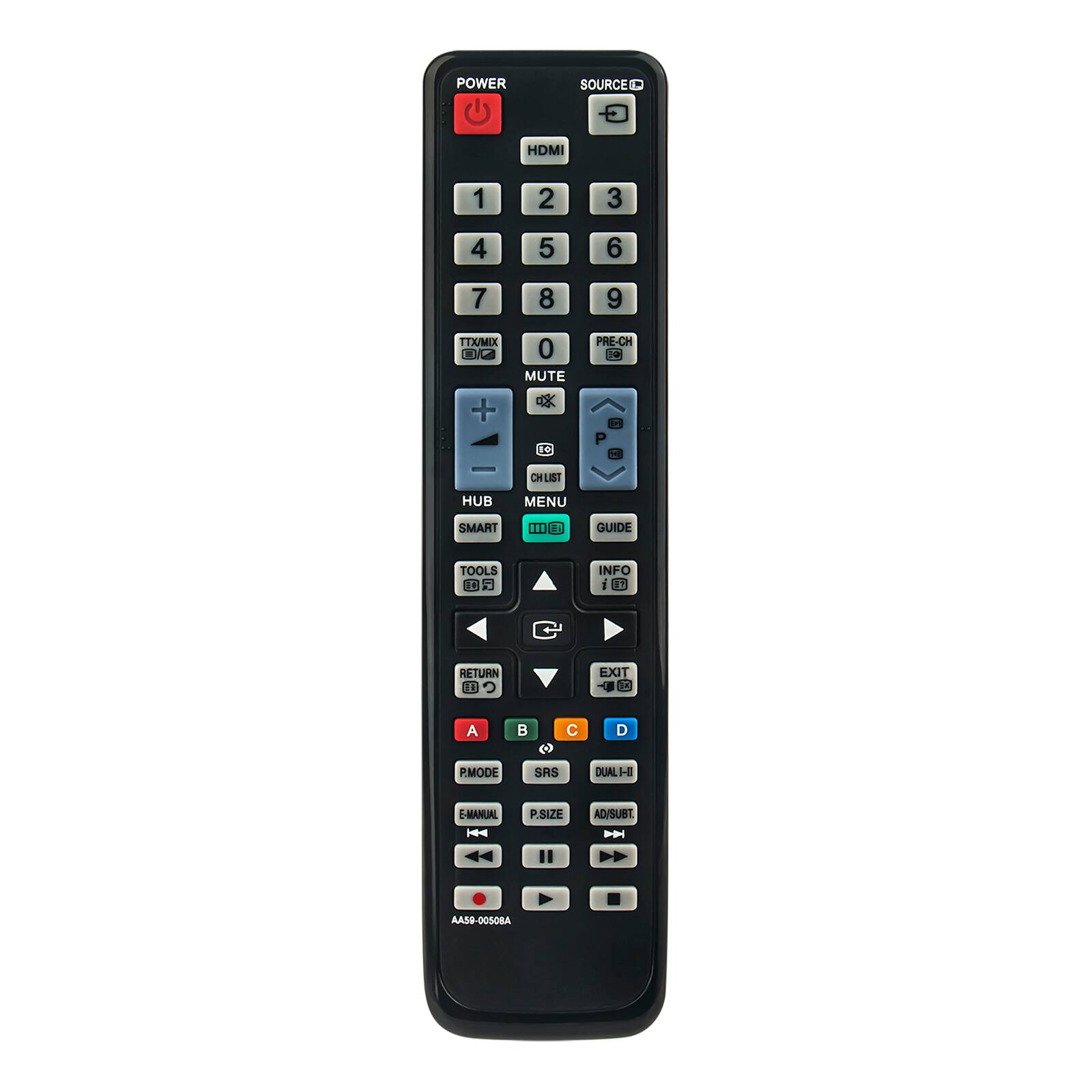 VINABTY - New AA59-00508A Replaced Remote Control Fits for Samsung TV UE32D5700 UE32D5720 UE37D5720 UE40D5700 UE40D5720 - Black