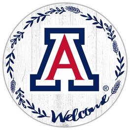 Fan Creations - Arizona Wildcats 12" Welcome Circle Sign - Multicolor