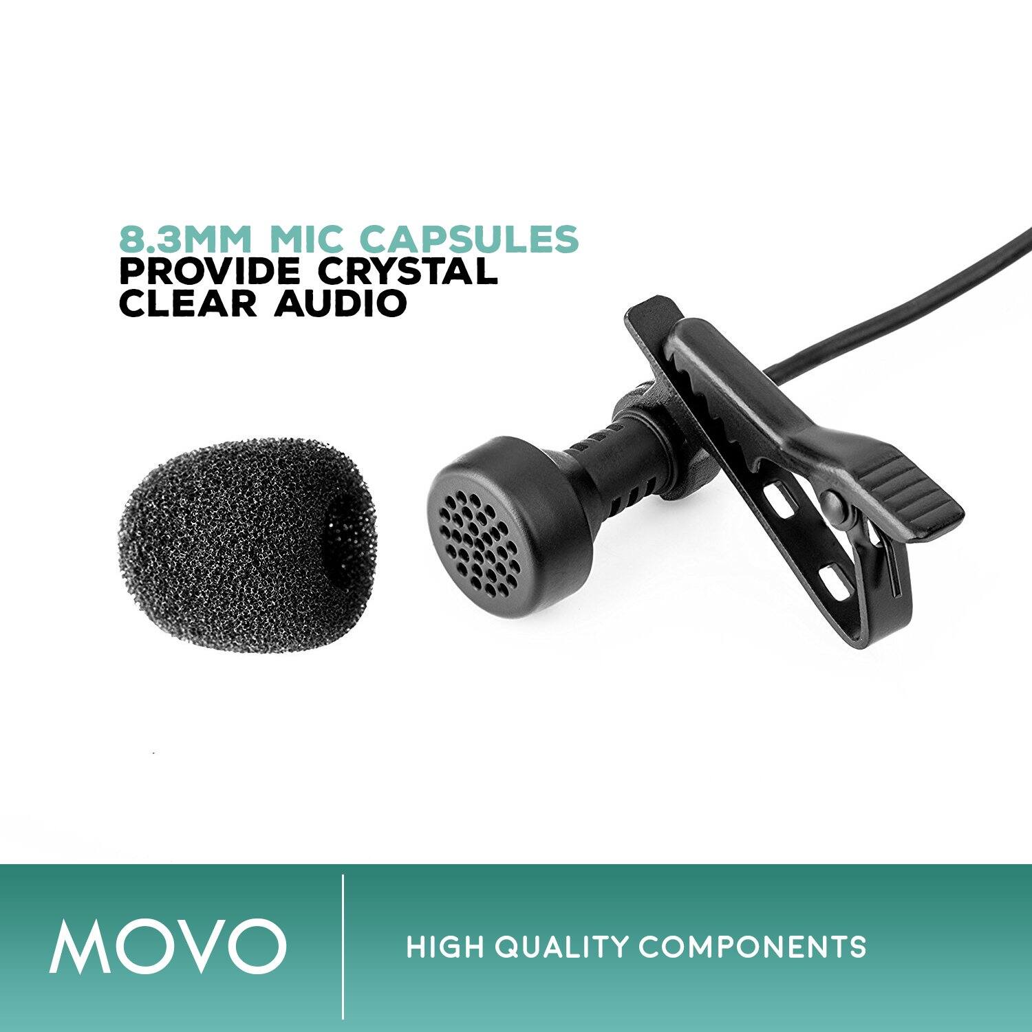 8.3MM MIC CAPSULES PROVIDE CRYSTAL CLEAR AUDIO

MOV0 HIGH QUALITY COMPONENTS