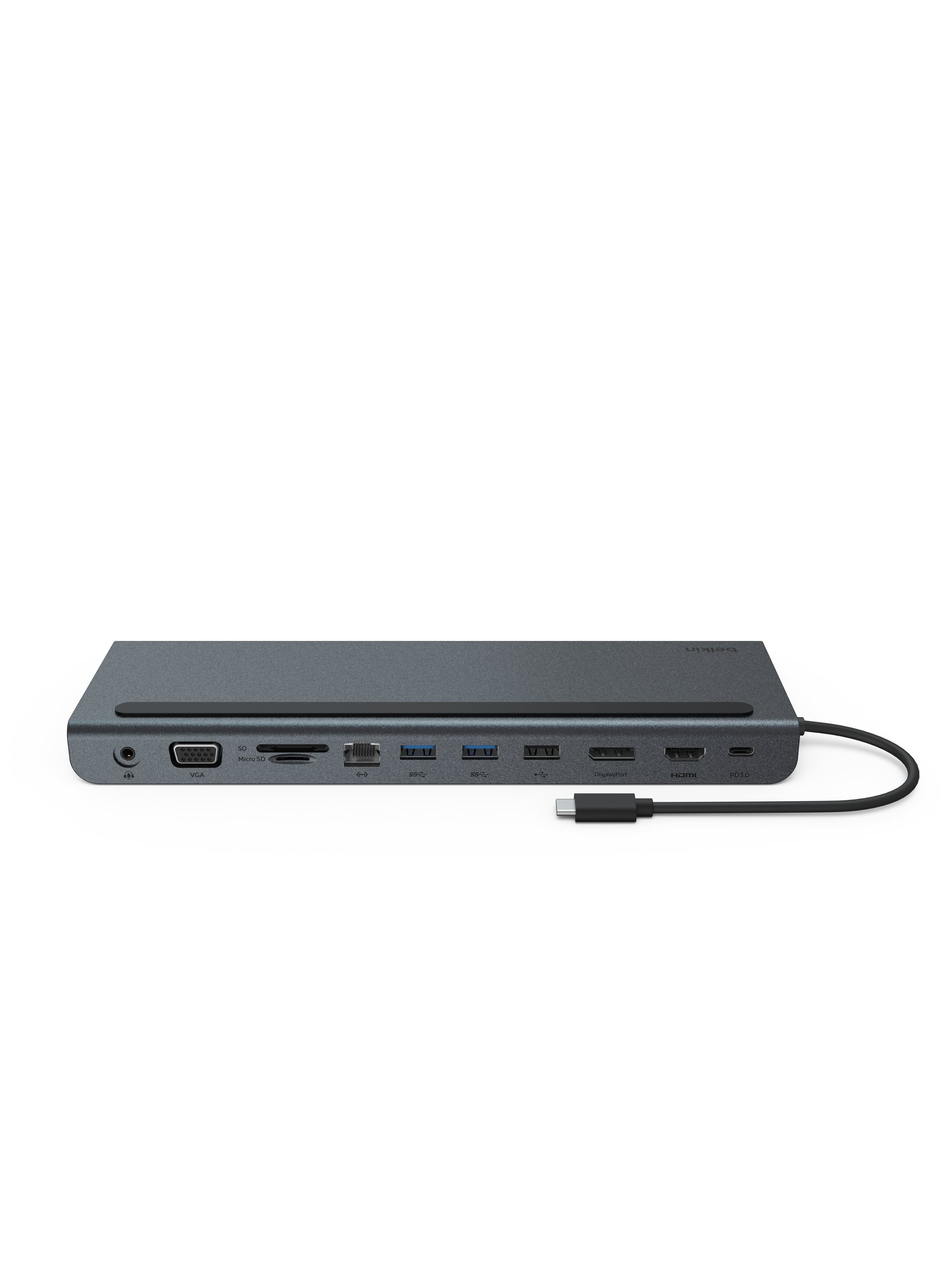 Customer Reviews Belkin In Usb C Hub With K Hdmi Dp Vga W