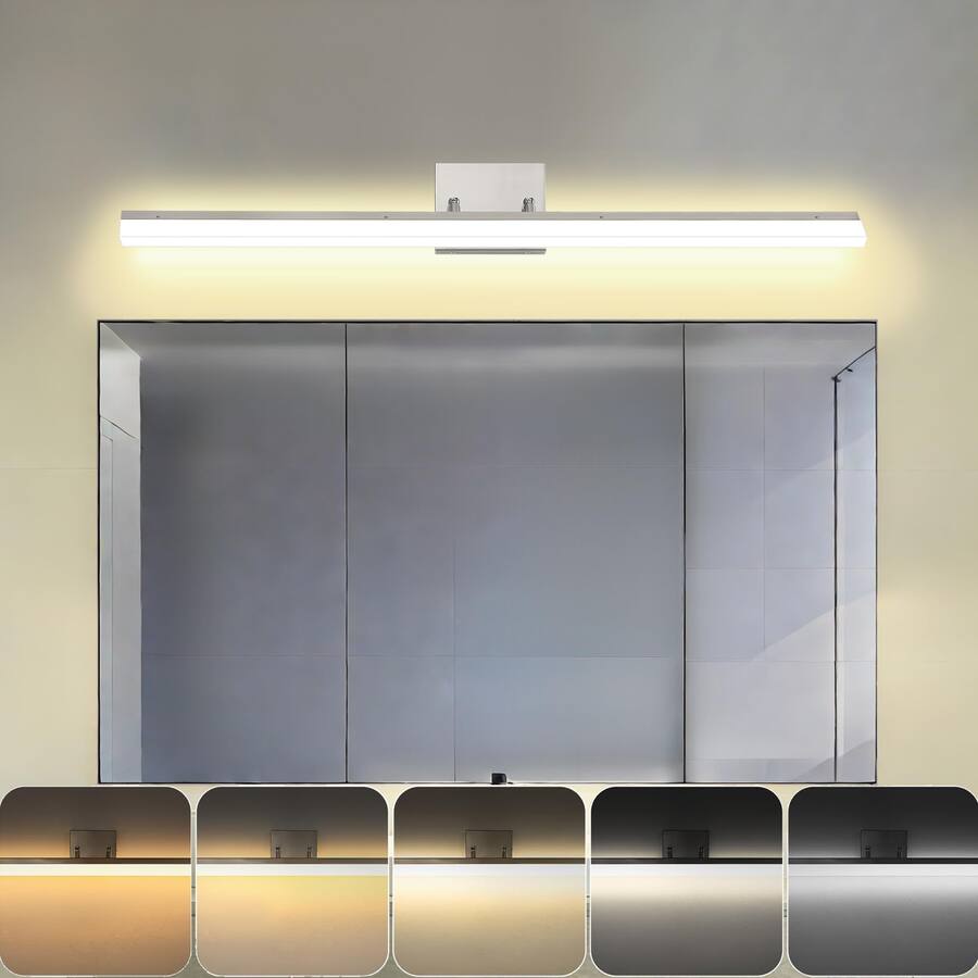TECH SAFARI Inch Led Modern Bathroom Vanity Lighting Fixtures Over ...