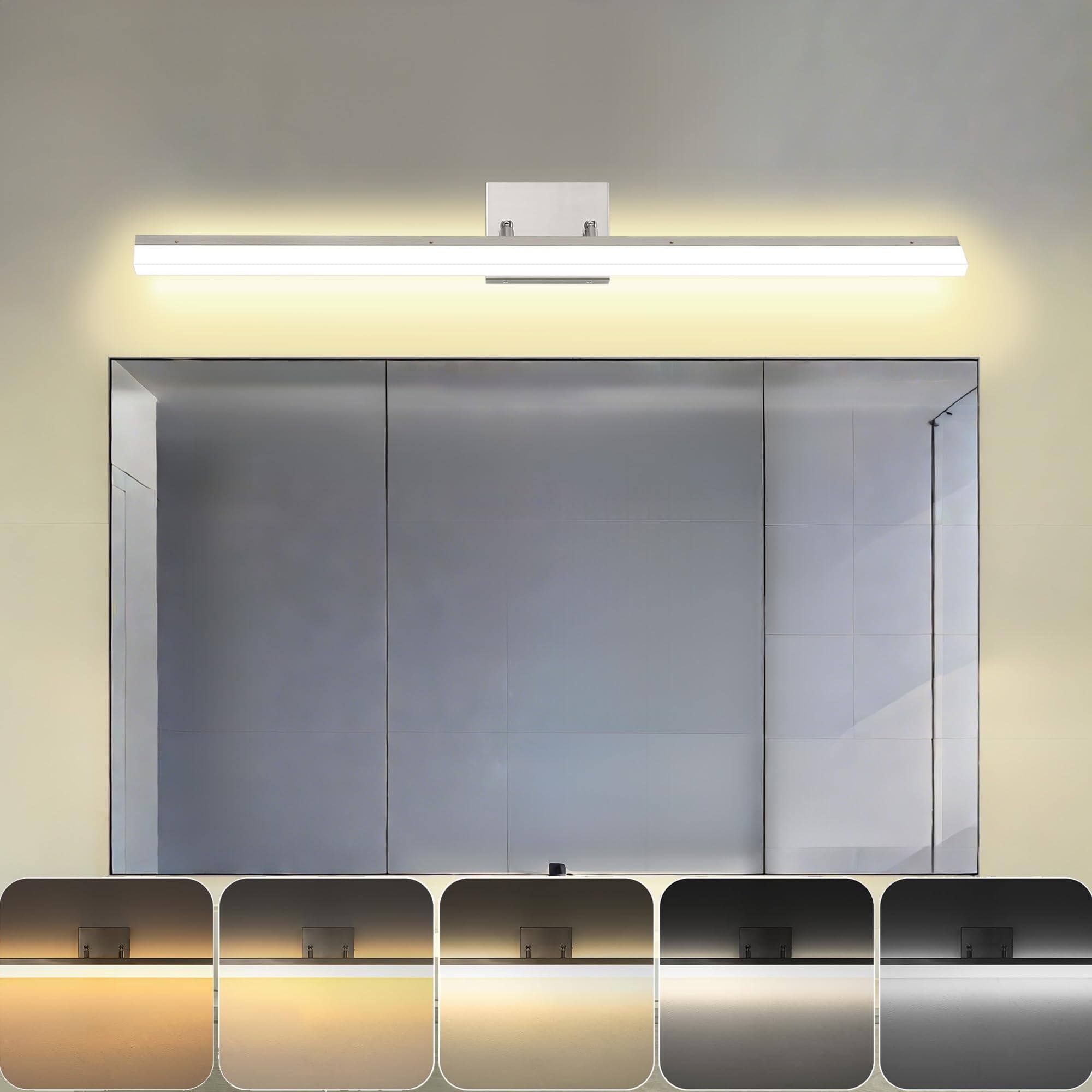 TECH SAFARI Inch Led Modern Bathroom Vanity Lighting Fixtures Over ...
