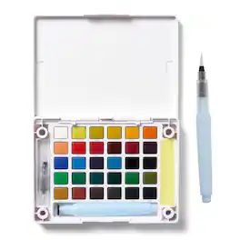 Sakura - Koi Pocket Field Sketch Kit, 30 Colors, with Water Brush