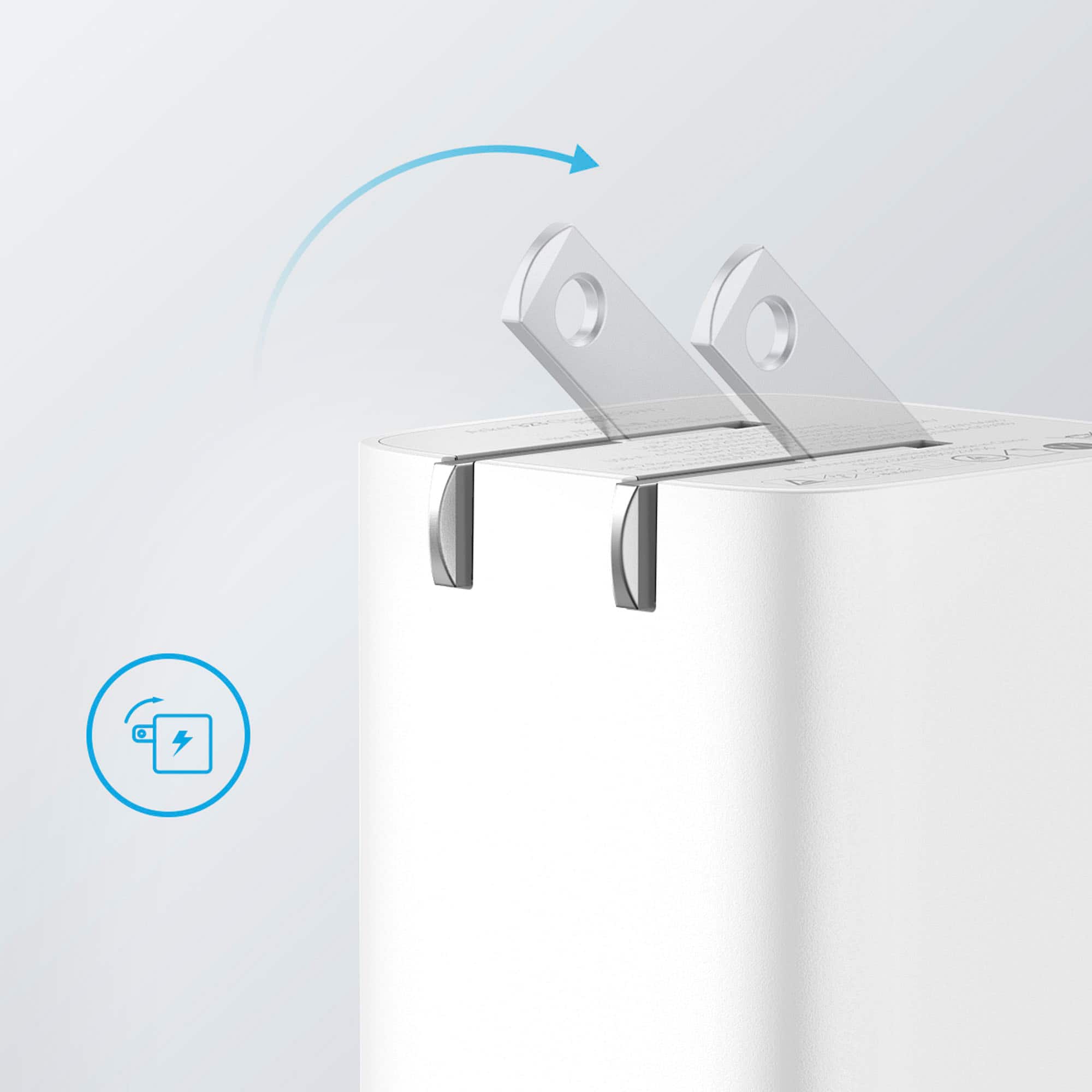 Alt View 11. Anker - 32W Wall Charger - White.