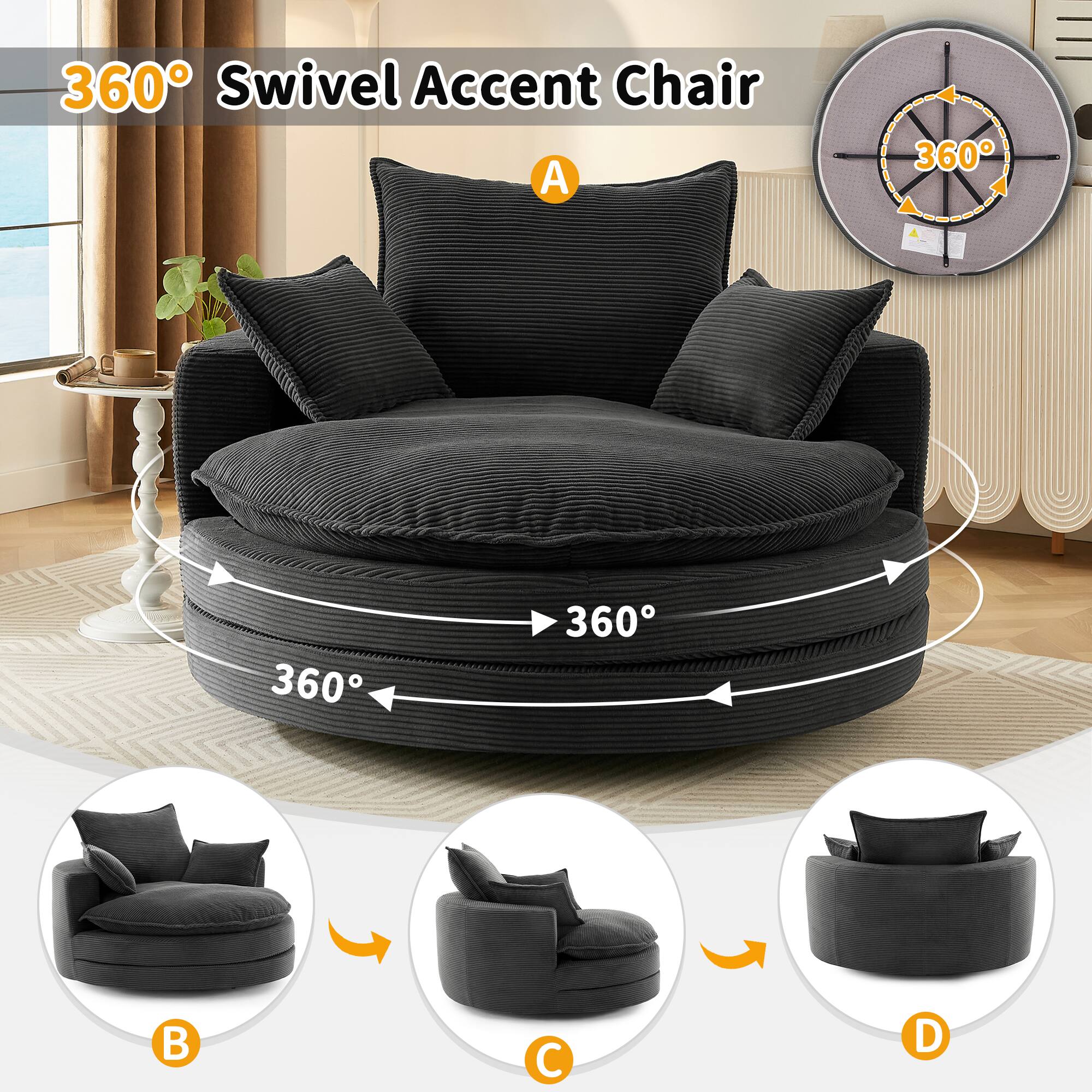 360° Swivel Accent Chair

A
B
C
D