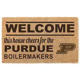 Jardine - Purdue Boilermakers 18" x 30" Welcome Doormat - Brown