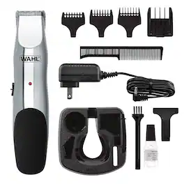 Wahl - Rechargeable Beard Trimmer with Self-Sharpening Blades - Silver