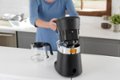 Alt View Zoom 14. Mr. Coffee - 12-Cup Coffee Maker with Dishwashable Design - Black/Chrome.