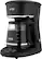 Left. Mr. Coffee - 12-Cup Coffee Maker with LED Display - Black/Chrome.