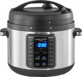 Crock-Pot - 10qt Digital Multi Cooker - Stainless Steel - Front_Zoom