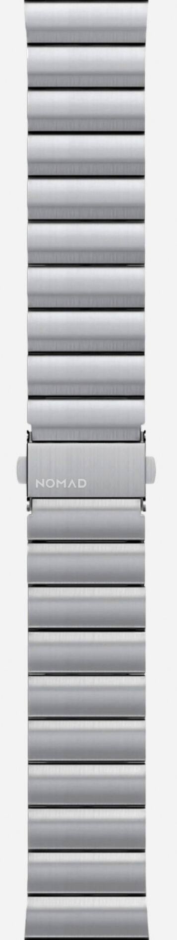 Alt View 11. Nomad - Metal Watch Band for Apple Watch® 42mm and 44mm - Silver.