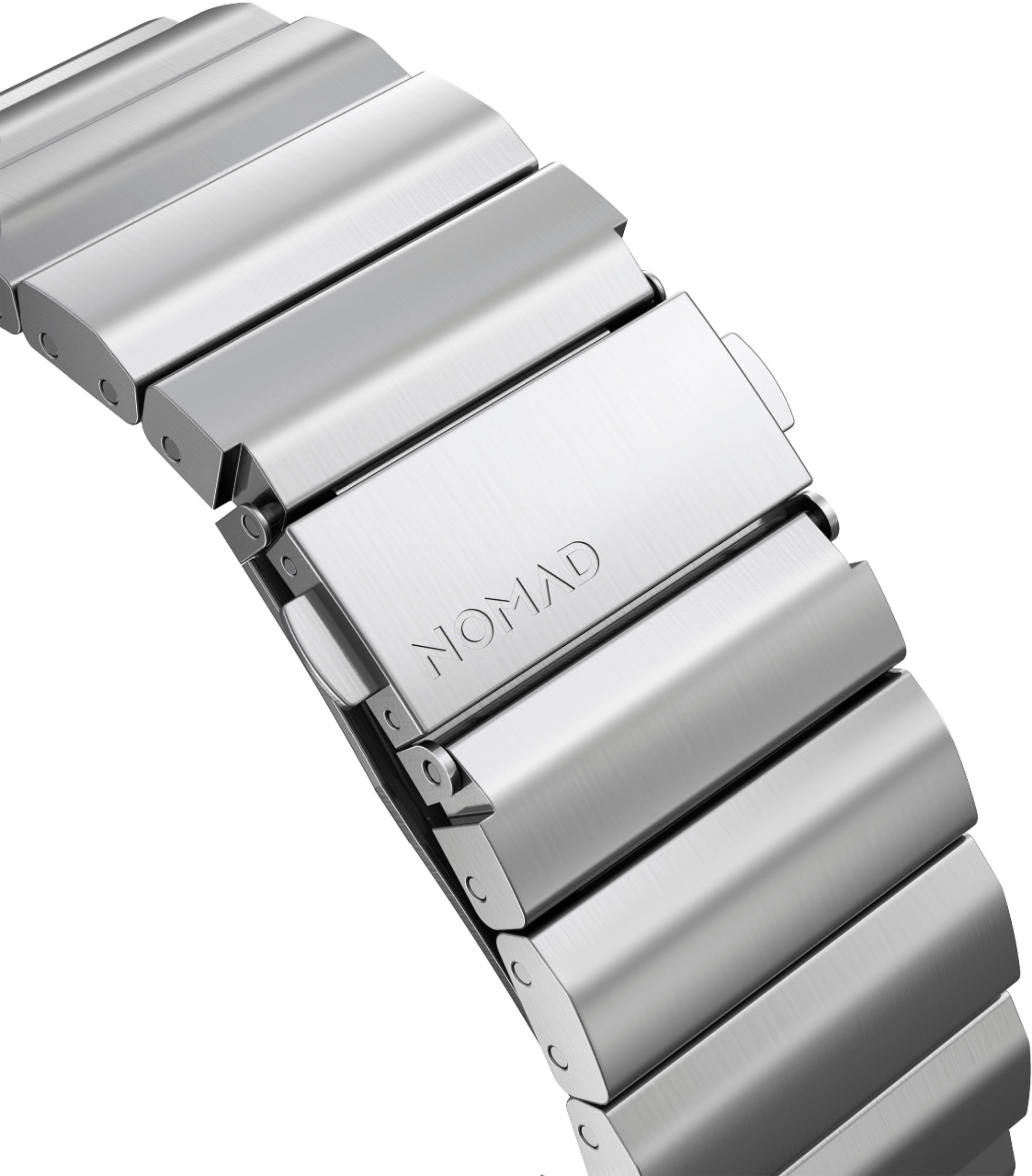 Bard Apple Watch Band in Silver - Wide