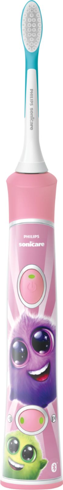 Angle View: Philips Sonicare - Sonicare For Kids Rechargeable Toothbrush - Pink/White