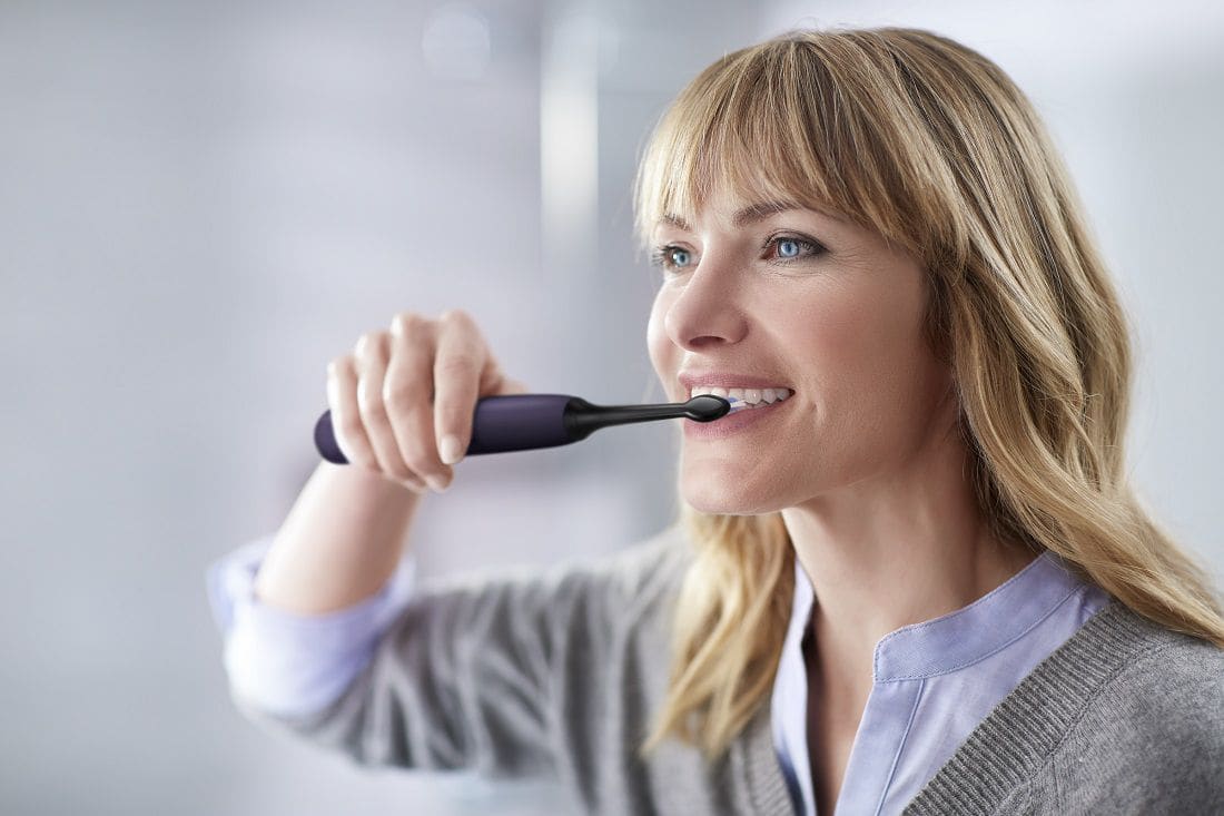 Alt View 17. Philips Sonicare - ProtectiveClean 6100 Rechargeable Toothbrush - Deep Purple.