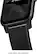 Alt View 15. Nomad - Modern Leather Watch Strap for Apple Watch® 42mm and 44mm and AirPod Case - Black.