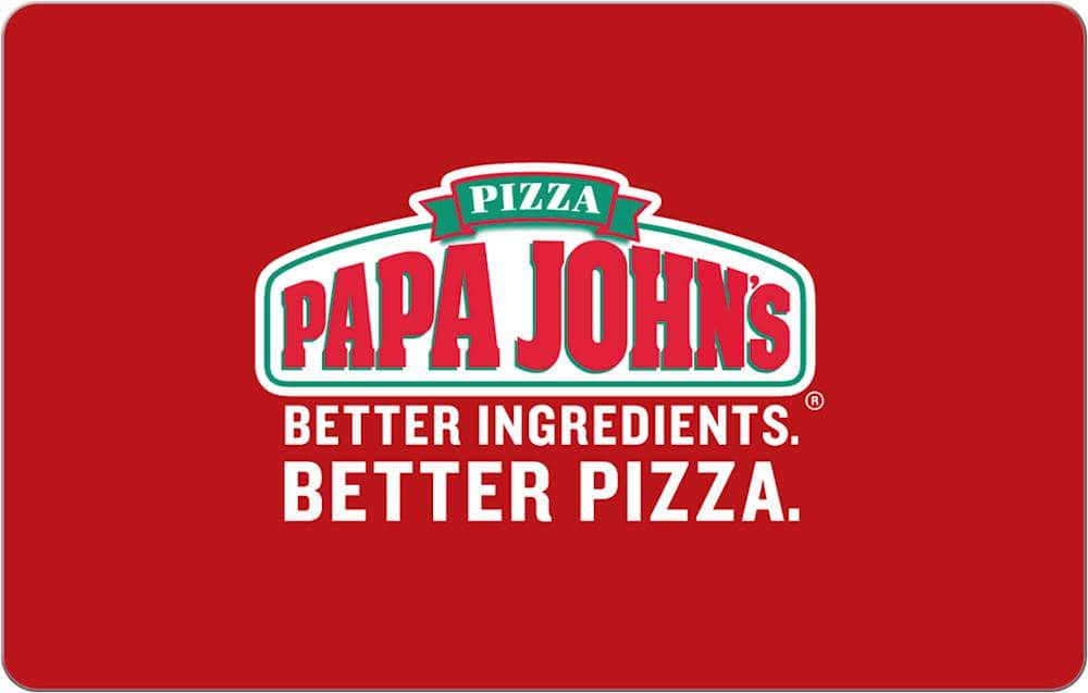 Front. Papa John's - $25 eGift Code.