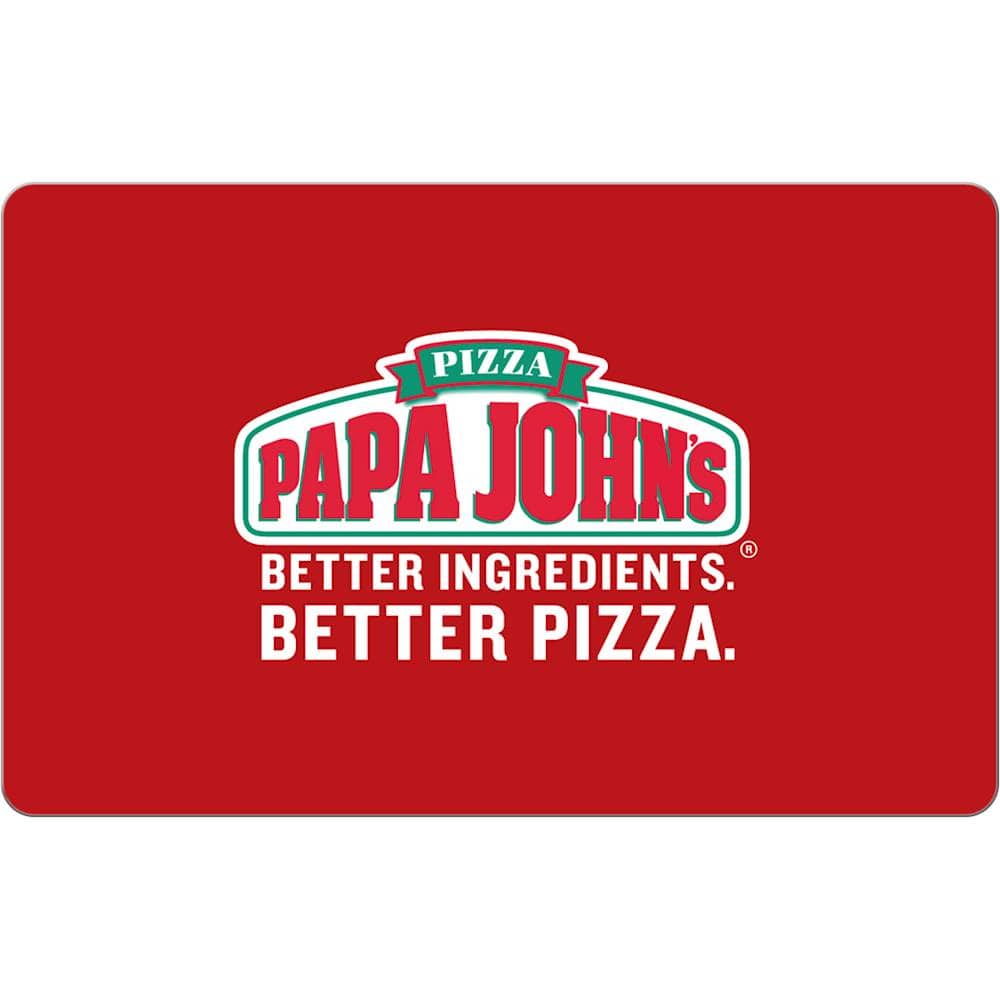 Front. Papa John's - $50 eGift Code.