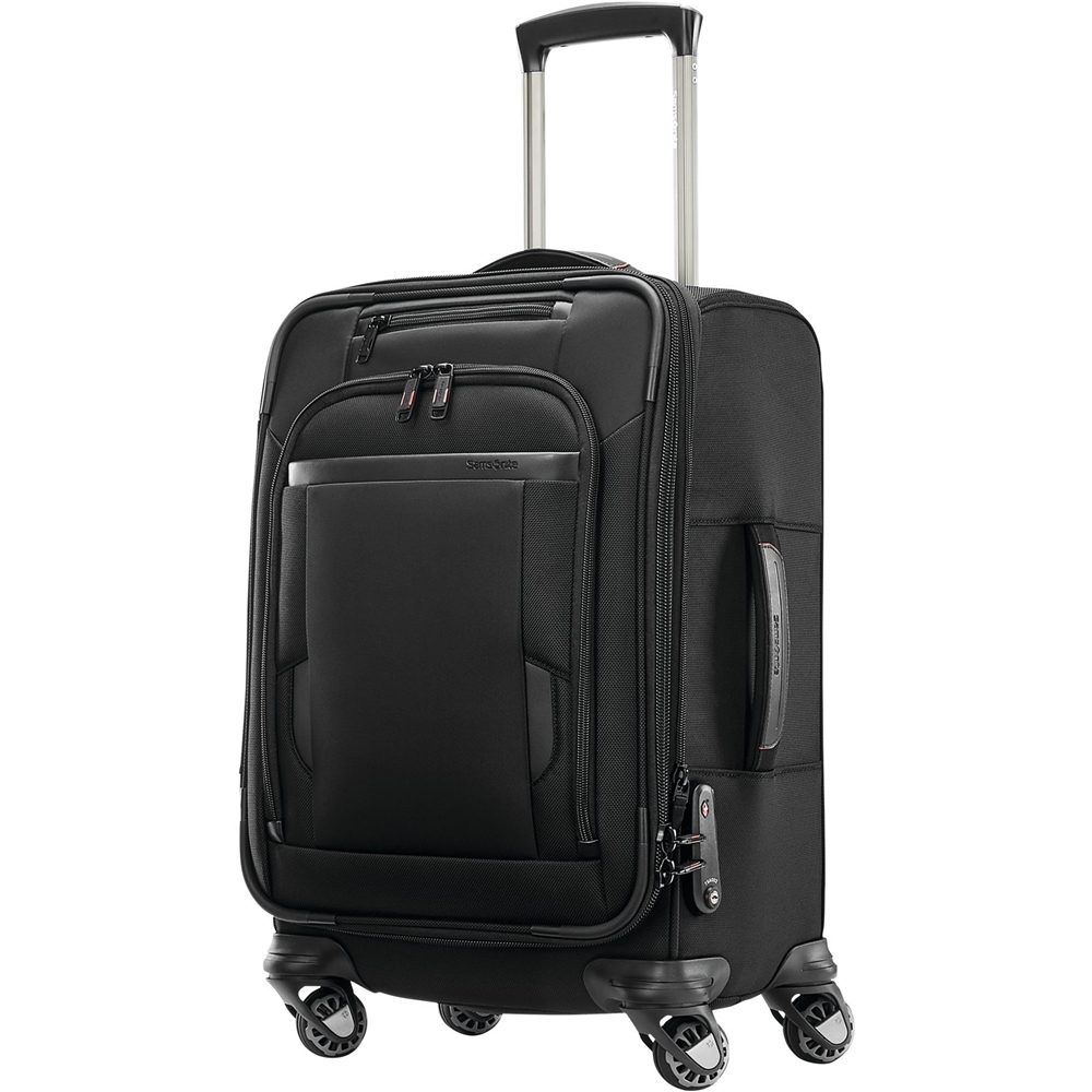 Samsonite Pro Travel 20 Expandable Spinner Suitcase Black 127373-1041 -  Best Buy