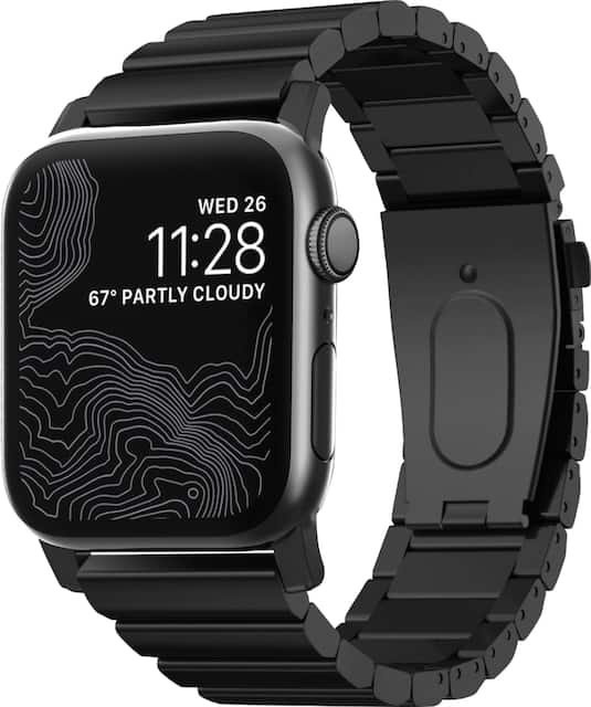 15% OFF by SUNSKY COUPON CODE: EDA0047277 for Double Rows Metal Watch Band For Apple Watch Ultra 49mm(Black)