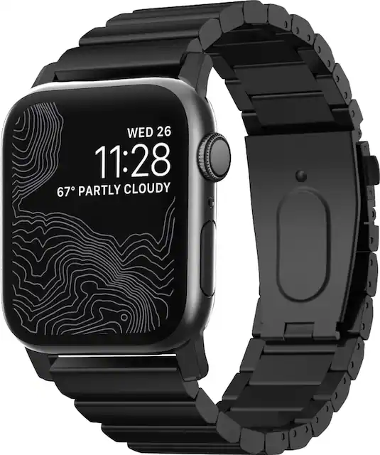 Apple watch 4 44mm stainless steel black best sale